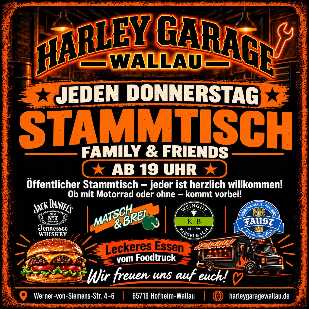Plakat STAMMTISCH HGW